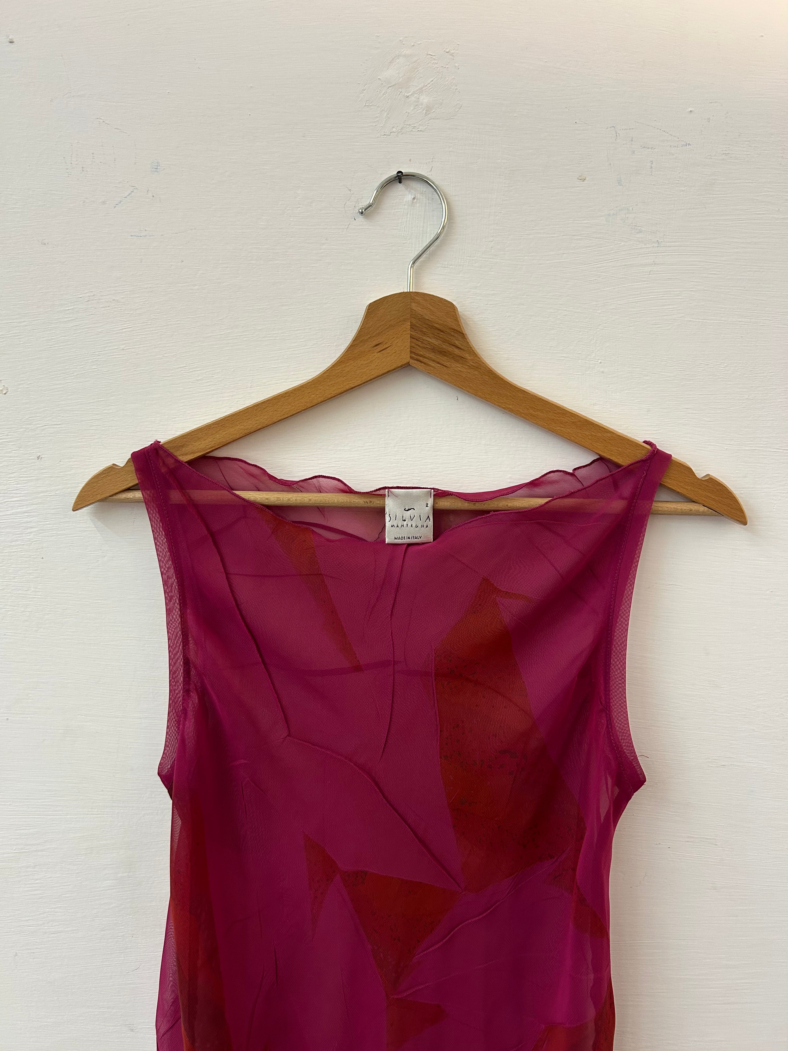 Vestito semitrasparente
